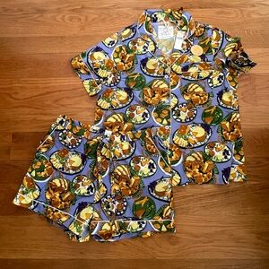 PRINTFRESH NEW WITH TAGS PIZZA PAJAMA SIZE MEDIUM